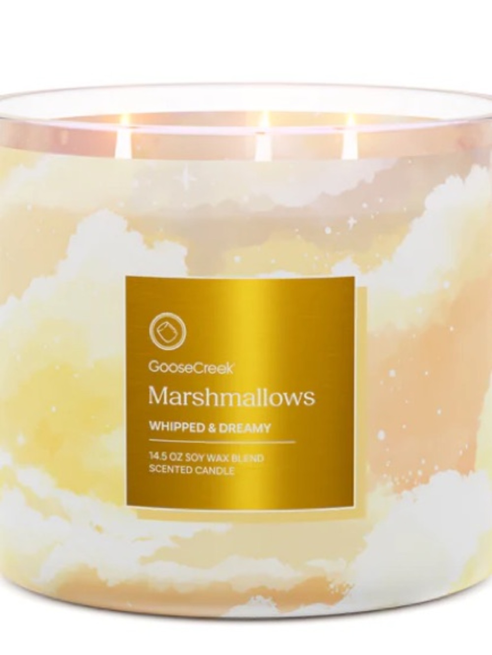 Goose Creek Marshmallows 3-Wick Candle NWT